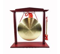 gong gong gong Gong Gong Pure Copper Props Gong Drum Cymbal Open Road Gong Gong Flood Control Warning Gong Feng Shui Musical Instrument(Color:30cm,Size:a)