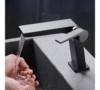gong hotel home bathroom toilet wash basin basin all copper grab gray faucet, no hot and cold water inlet pipe