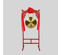 Gong Instrument, Brass Copper Hand Gong, gongs and drums, Purely Handmade Celebration gong gong with Mallet 32cm inch(3,42cm)