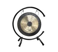 Gong Instrument, Brass Copper Hand Gong, gongs and drums, Table gong 15cm Wind gong Suitable for Outdoor Garden Home or Garden Decoration(2,45cm)