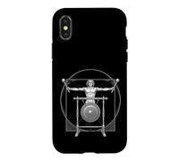Gong Marching Band Da Vinci Gong Player Vintage Case for iPhone X/XS