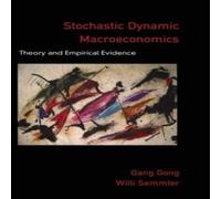 Gong Stochastic Dynamic Macroeconomics Hardcover Book Gong Multicolor