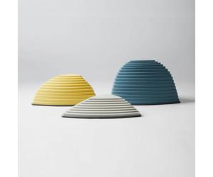 Gonge Hilltops - Yellow Grey Blue Pastels