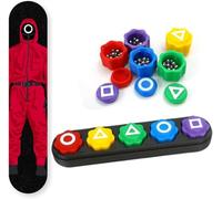 Gonggi Game, Gonggi Korean Game, Squid Game Gonggi, Gonggi Weighted Stones Dice, Korean Traditional Weighted Gong gi Game Set