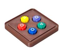 Gonggi Game, Gonggi Korean Game, Squid Game Gonggi, Mini game Grasping Stones Five Stones Korean Traditional Play Game Gonggi Stone Set (1 Set with Base)