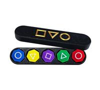 Gonggi Korean Game, Gong-Gi Traditional Folk Play Jack Stone Set Game, Gongi Mini Five Grasping Rainbow Konggi Catching Pebble Stones, Gong-Gi Weighted Hand-Eye Coordination Training