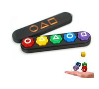 Gonggi Korean Game, Korean Traditional Play Game, Minigame Grasping Stones Five Stones Korean Traditional Play Gonggi Jack Stone Set (1 Set)