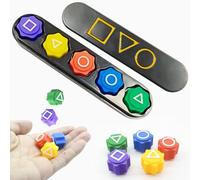 Gonggi Korean Game Set - Traditional Toss & Catch Game with 5 Colourful Stones, Korean Jacks for Family Fun, Improves Hand-Eye Coordination & Motor Skills, All Ages Play