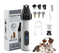 Gonggi Silent Groom Pro Dog Nails, 2026 New Electric Dogs Nail Grinders, Pet Claw Grinder for Small Medium Large Dog Cat with 3 Replacement Grinding Heads