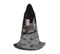 Gongjuy Astronaut On The Moon Cosplay Costumes For Children Witches And Vampires, Hooded Cloaks For Children'S Festivals
