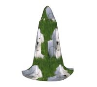 Gongjuy Bichon On The Grass Cosplay Costumes For Children Witches And Vampires, Hooded Cloaks For Children'S Festivals