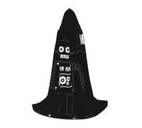 Gongjuy Black Robot Cosplay Costumes For Children Witches And Vampires, Hooded Cloaks For Children'S Festivals