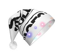 Gongjuy Bodybuilding Evolution Christmas Party Supplies Adult Plush Luminous Christmas Hatï¼ŒLed Christmas Hats With Lights
