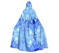 Gongjuy Butterflies On Roses Adult Party Cloak Clothing Accessories, Adult Halloween Wizard Plus Size Hooded Horror Cloak