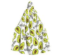Gongjuy Cartoon Pears Adult Party Cloak Clothing Accessories, Adult Halloween Wizard Plus Size Hooded Horror Cloak