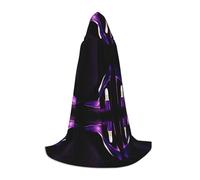 Gongjuy Elegant Purple High Heels With Lipstick Cosplay Costumes For Children Witches And Vampires, Hooded Cloaks For Children'S Festivals