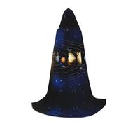 Gongjuy Exploring The Solar System Cosplay Costumes For Children Witches And Vampires, Hooded Cloaks For Children'S Festivals