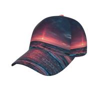 Gongjuy Ocean Tide at Warm Twilight Fashion Curved Eaves Adjustable Outdoor Sunscreen Holiday Joker Sports European Baseball Cap Black