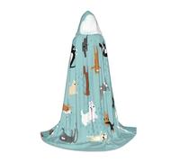 Gongjuy Raining Cats & Dogscosplay Costumes For Children Witches And Vampires, Hooded Cloaks For Children'S Festivals