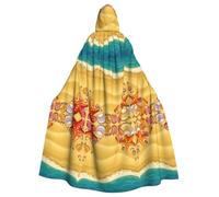 Gongjuy Shells On The Beach Adult Party Cloak Clothing Accessories, Adult Halloween Wizard Plus Size Hooded Horror Cloak