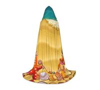 Gongjuy Shells On The Beach Cosplay Costumes For Children Witches And Vampires, Hooded Cloaks For Children'S Festivals