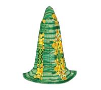 Gongjuy Yellow Daffodils Flowerscosplay Costumes For Children Witches And Vampires, Hooded Cloaks For Children'S Festivals