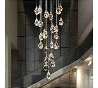 GONGKAI Modern LED Chandelier Crystal Chandeliers Irregular Brass Pendant Lamp Light Hanging Adjustable