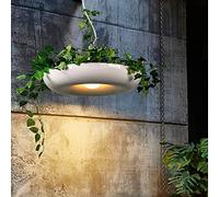 GONGKAI Sky Garden Pendant Lamp Nordic Design Babylon Potted Plant Luxury Chandelier Adjustable Creative Flower Pot Plant Pendant Light Home Decor Lamp,White-Warm White