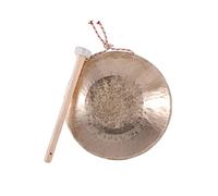 gongs and drums, Pure Handmade Round Hammer gong Instrument Chinese Traditional Percussion Instrument gong(Alto)
