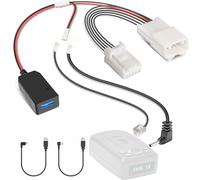 Gonifeto - Power Cord Adapter, Radar Detector (5 Pin Type E) Compatible with Subaru Forester Ascent, Crosstrek with Auto Dimming Rearview Mirror, Charger Cable