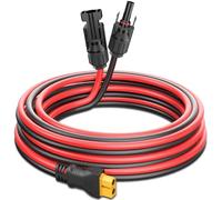 Gonifeto Solar Panel Extension Cable with XT60 Adapter(12AWG 26ft), Solar Charge Wire for Ecoflow Battery Generator, Solar Connector to Injection Molding Female XT60 Cord for Portable Power Station