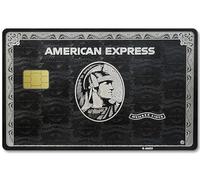 Goniken Credit Card Skin, 4 PCS Card Cover, American Express Design, Plastic, Matte Finish, Removable