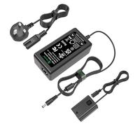 Gonine NP-FW50 Dummy Battery for Sony ZV-E10, AC-PW20 AC Power Adapter Kit | for Sony Alpha ZV-E10 A7 A7R A7S A7II A7RII A7SII A6500 A6400 A6300 A6100 A6000 A5100 A5000 RX10 II III IV NEX-3 5 7 Camera