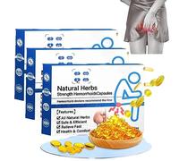Goniome 1/2/3Box Natural Herbal Strength Hemorrhoid Capsules,Hemorrhoid Suppository,Natural Hemorrhoid Relief Capsules,Rapid Hemorrhoid Treatment,Helps Relieve Itching,Burning, Pain (3 Box)