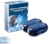 Goniome Anti-freeze Electromagnetic Car Snow Removal Device, 2026 New Portable Solar Electromagnetic Molecular Interference Freeze and Snow Remover Instrument for Ice and Snow Scraping (2Pcs)