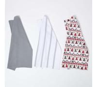 Gonk Christmas Tea Towels Set of 3