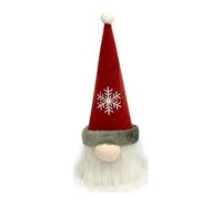 Gonk Christmas Tree Topper Decoration Red & White - 46cm by Christmas Time