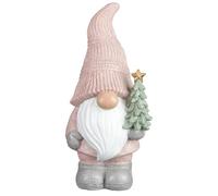 Gonk Decoration - Tree - With 2 Assorted Designs, Pick Your Favourite And Place It Around The Home To Get Into That Festive Spirit! - Materials: 45% Poly Resin, 55% Stone Powder - Size: 12 X 10 X 26cm