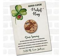 Gonk Gnome Clover Ladybird Good Luck Personalised Gift Pocket Hug