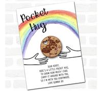 Gonk Gnome Rainbow Personalised Gift Pocket Hug