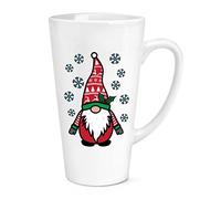 Gonk Gnome Red Festive Santa Christmas 17oz Large Latte Mug Cup