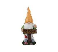 Gonk Go Away Sign Garden Ornament