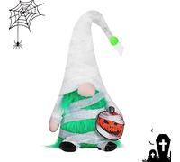 Gonks Gnome,Halloween Gnomes Plush,Handmade Vampire Santa Tomte Table Decor,Swedish Tomte Scandinavian Ornaments for Home Ornament Halloween Ghost Toy Window Shelf Desk Decor Pumpkin Bat Spider Hat