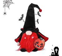Gonks Gnome,Halloween Gnomes Plush,Handmade Vampire Santa Tomte Table Decor,Swedish Tomte Scandinavian Ornaments for Home Ornament Halloween Ghost Toy Window Shelf Desk Decor Pumpkin Bat Spider Hat