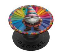 GONKS GONK COLOURFUL RETRO CUTE PopSockets Adhesive PopGrip