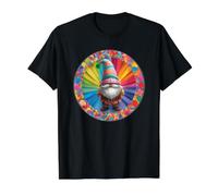 GONKS GONK Colourful Retro Cute Value Graphic T-Shirt, Men, Black, XL