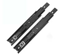 GONMDOPY 1 Pair Full Extension Drawer Slides,Soft Close Drawer Slides, Heavy Duty Drawer Slides Full Extension Ball Beadrawer Slide Runner, Hidden Under Stairs Slides Rails/a/18Inch/45Cm