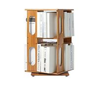 GONMDOPY Bookshelf,360 °Rotating Adjustable Bookshelf Modern Multi-Storey Floor Rack Bookcase Book Shelves