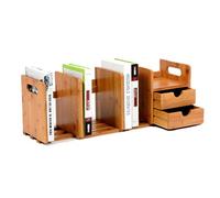 GONMDOPY Bookshelf,Bookcase,Extension Book Rack Modular Desktop Bookcase, Desktop Office Desk File, Telespumping Table Bookcases