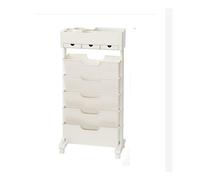 GONMDOPY Bookshelf,Bookcase,Movable Desk Side Desk Desk Storage Shelf Book Book Stand Shelf Study Side Reading Shelf/Beige/77.8X20.5X40.4Cm